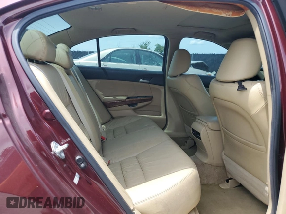 2011 Honda Accord EX-L with VIN 1HGCP3F86BA013180, listed as a Copart auction lot 64095235 with 124,742 mi miles and Salvage title. Bid and sale history available at DreamBid. Image 10.