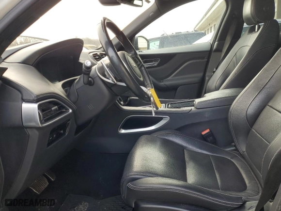 2018 Jaguar F-PACE S with VIN SADCM2FV6JA272990, listed as a Copart auction lot 86242834 with 101,156 mi miles and Salvage Title. Bid and sale history available at carsss.com. Image 7.