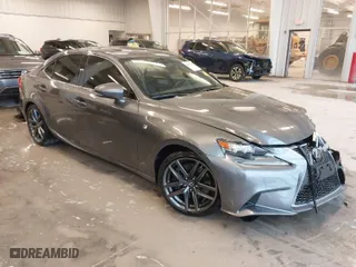 2016 Lexus IS 350 with VIN JTHCE1D23G5012574, listed as a IAAI auction lot 41519803 with 64,114 mi miles. Bid and sale history available at carsss.com. Image 1.