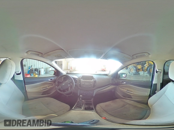 2017 Ford Escape SE with VIN 1FMCU9GD8HUD33366, listed as a Copart auction lot 54874415 with Not Provided miles and Salvage Title. Bid and sale history available at DreamBid. Image 16.
