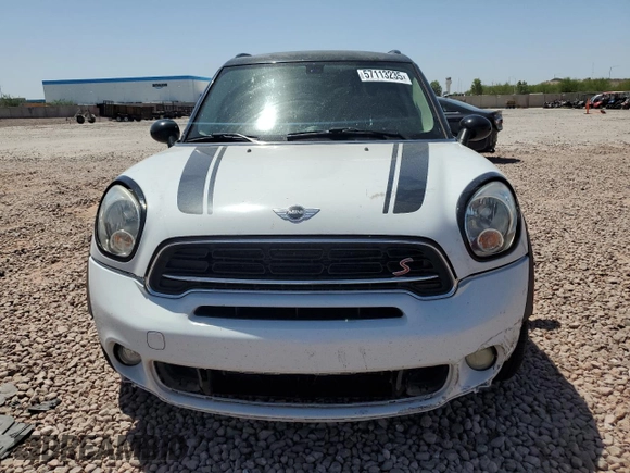 2016 MINI Countryman S with VIN WMWZC3C58GWT09694, listed as a Copart auction lot 57113235 with 126,082 mi miles and Salvage title. Bid and sale history available at DreamBid. Image 5.