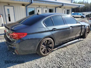 2020 BMW M5 Competition with VIN WBSJF0C01LCD36012, listed as a Copart auction lot 86910424 with 33,912 mi miles and Salvage Title. Bid and sale history available at carsss.com. Image 3.