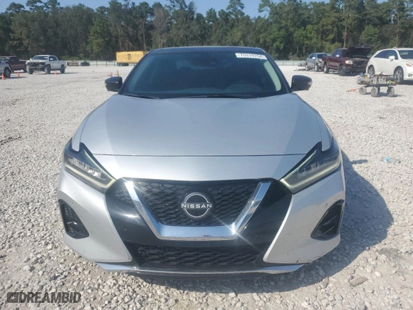 2023 Nissan Maxima Platinum with VIN 1N4AA6FV7PC502476, listed as a Copart auction lot 75319754 with 44,879 mi miles and Salvage Title. Bid and sale history available at carsss.com. Image 5.