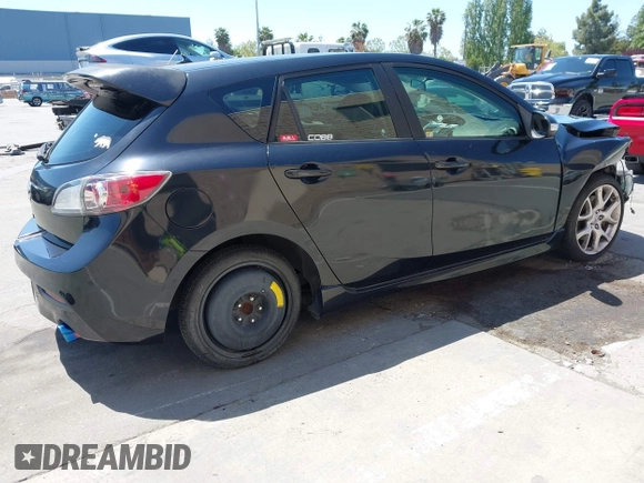 2013 Mazda 3 Mazdaspeed3 Touring with VIN JM1BL1L42D1827986, listed as a IAAI auction lot 42143327 with 186,436 mi miles and . Bid and sale history available at DreamBid. Image 4.