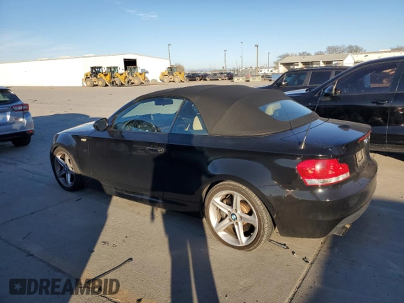 2011 BMW 1 Series 135i with VIN WBAUN7C51BVM25278, listed as a Copart auction lot 88473675 with 120,244 mi miles and Salvage title. Bid and sale history available at DreamBid. Image 2.