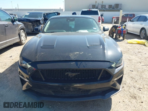 2021 Ford Mustang GT with VIN 1FA6P8CF5M5133016, listed as a IAAI auction lot 41637005 with 90,509 mi miles. Bid and sale history available at carsss.com. Image 12.