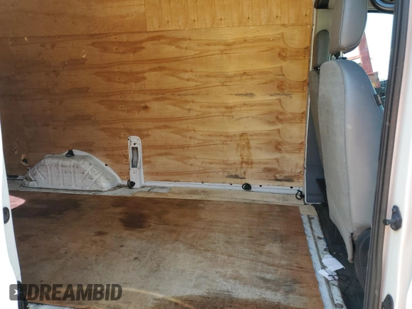 2017 Ford Transit Cargo with VIN 1FTYE1CM3HKA56393, listed as a Copart auction lot 57394885 with 104,350 mi miles and Salvage title. Bid and sale history available at DreamBid. Image 10.