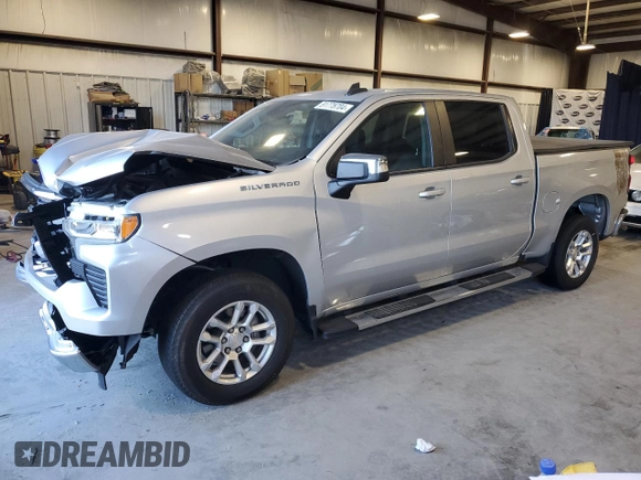 2022 Chevrolet Silverado 1500 LT with VIN 1GCPACEK9NZ503679, listed as a Copart auction lot 81778704 with 22,644 mi miles and Salvage Title. Bid and sale history available at carsss.com. Image 1.