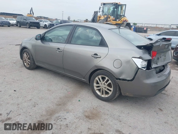2012 Kia Forte EX with VIN KNAFU4A29C5592525, listed as a IAAI auction lot 41918436 with 190,213 mi miles. Bid and sale history available at carsss.com. Image 3.