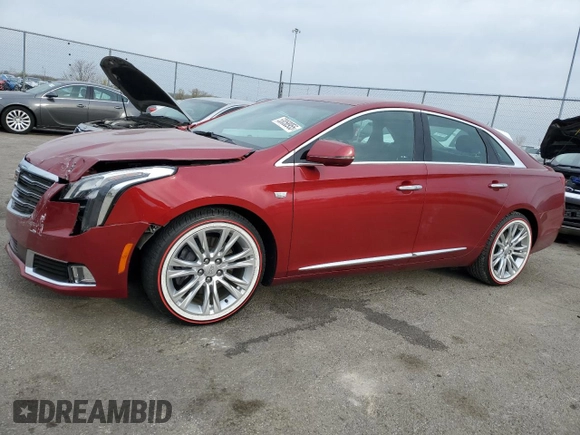 2018 Cadillac XTS Luxury with VIN 2G61M5S38J9128445, listed as a Copart auction lot 53058955 with 81,931 mi miles and Salvage Title. Bid and sale history available at carsss.com. Image 1.