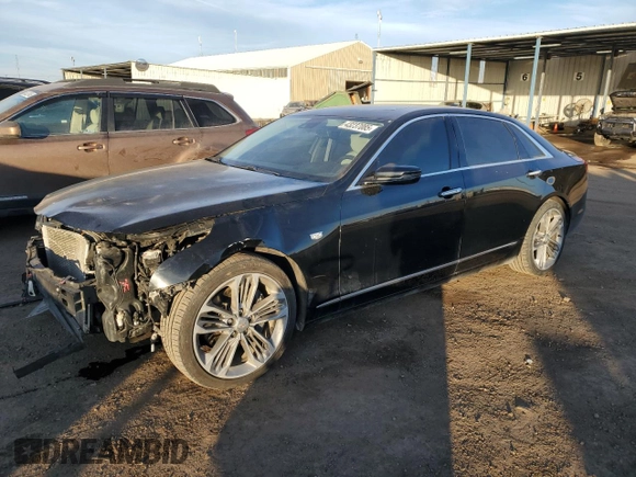 2017 Cadillac CT6 Premium Luxury AWD with VIN 1G6KH5R6XHU193058, listed as a Copart auction lot 43237085 with 70,253 mi miles and Salvage title. Bid and sale history available at DreamBid. Image 1.