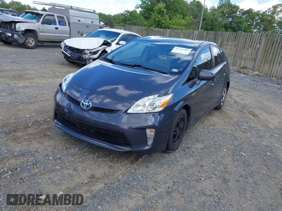 2012 Toyota Prius One with VIN JTDKN3DUXC5410076, listed as a IAAI auction lot 42191581 with 244,502 mi miles. Bid and sale history available at carsss.com. Image 17.