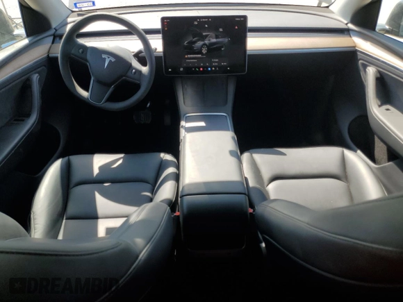 2024 Tesla Model Y Long Range with VIN 7SAYGDEE5RA282984, listed as a Copart auction lot 52388455 with 11,922 mi miles and Salvage Title. Bid and sale history available at DreamBid. Image 8.