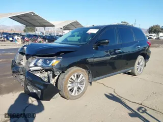 2019 Nissan Pathfinder SV with VIN 5N1DR2MN6KC611608, listed as a IAAI auction lot 41325452 with 80,811 mi miles. Bid and sale history available at carsss.com. Image 2.