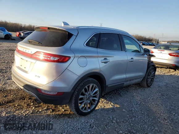 2018 Lincoln MKC Reserve with VIN 5LMCJ3C99JUL20653, listed as a Copart auction lot 43026625 with 61,199 mi miles and Salvage title. Bid and sale history available at DreamBid. Image 3.