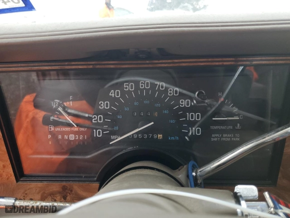 1995 Buick Century Special SJ with VIN 1G4AG55M8S6451665, listed as a Copart auction lot 83960084 with 95,379 mi miles and Salvage Title. Bid and sale history available at carsss.com. Image 9.