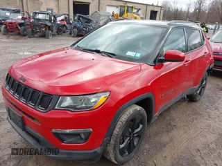 2021 Jeep Compass Altitude with VIN 3C4NJDBB3MT504477, listed as a IAAI auction lot 41886527 with 50,341 mi miles and . Bid and sale history available at DreamBid. Image 2.