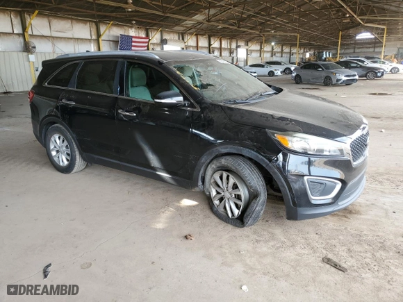 2017 Kia Sorento LX V6 with VIN 5XYPG4A55HG302482, listed as a Copart auction lot 50740195 with 135,652 mi miles and Salvage Title. Bid and sale history available at carsss.com. Image 4.