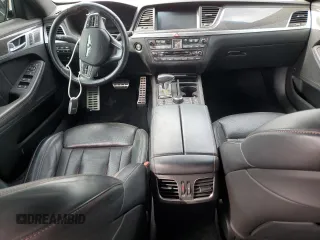 2019 Genesis G80 3.3T Sport with VIN KMHGN4JB0KU295809, listed as a Copart auction lot 47528785 with 85,173 mi miles and Salvage Title. Bid and sale history available at carsss.com. Image 8.