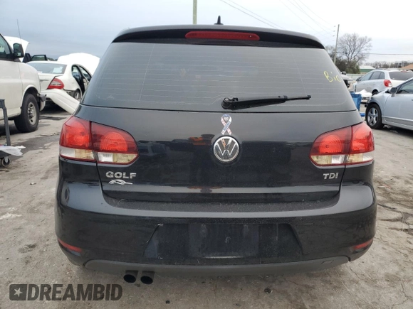 2014 Volkswagen Golf TDI w/Sunroof & Nav z VIN WVWDM7AJ8EW003755, wystawiony jako Copart lot #79718424 z przebiegiem 143 324 mil mil oraz Szkoda całkowita • Salvage title. Historia ofert i sprzedaży dostępna na DreamBid. Obrazek 6.