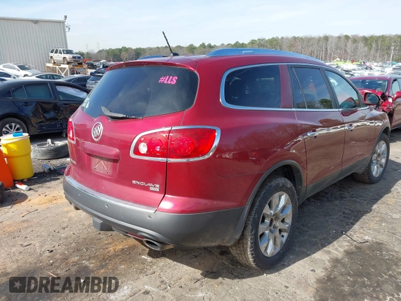 2011 Buick Enclave CXL-2 with VIN 5GAKRCEDXBJ106773, listed as a IAAI auction lot 41606723 with 206,267 mi miles. Bid and sale history available at carsss.com. Image 4.
