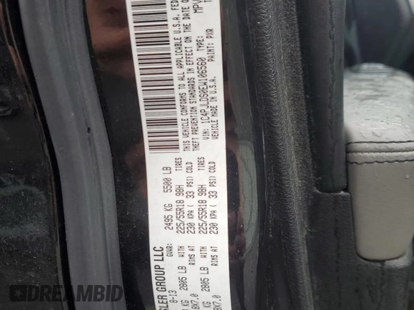 2014 Jeep Cherokee Limited with VIN 1C4PJLDS0EW106560, listed as a Copart auction lot 60785405 with 91,662 mi miles and Salvage title. Bid and sale history available at DreamBid. Image 13.