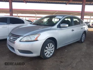 2014 Nissan Sentra SV with VIN 1N4AB7APXEN855243, listed as a IAAI auction lot 42554028 with 161,671 mi miles and . Bid and sale history available at DreamBid. Image 2.