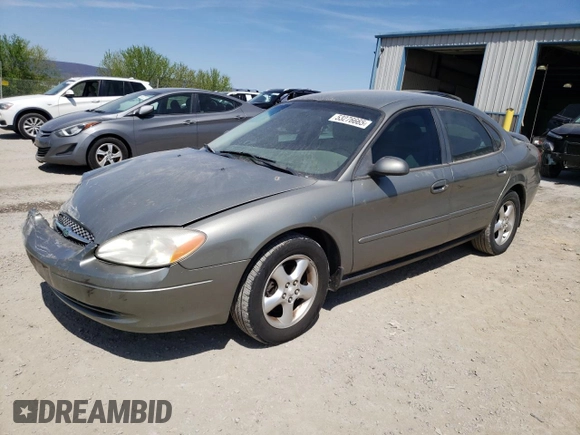 2001 Ford Taurus SES with VIN 1FAFP55U71A232899, listed as a Copart auction lot 53276665 with 129,347 mi miles and Salvage Title. Bid and sale history available at carsss.com. Image 1.