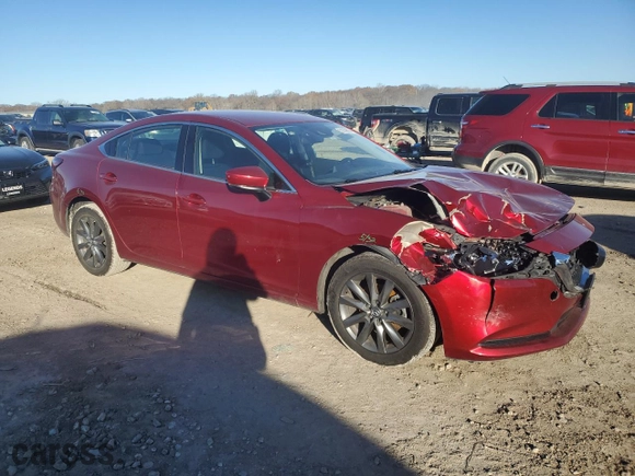 2018 Mazda Mazda6 Sport with VIN JM1GL1U58J1305095, listed as a Copart auction lot 81039804 with 128,407 mi miles and Salvage Title. Bid and sale history available at carsss.com. Image 4.
