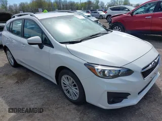 2018 Subaru Impreza Premium z VIN 4S3GTAD66J3719621, wystawiony jako IAAI lot #42148212 z przebiegiem 71 287 mil mil oraz . Historia ofert i sprzedaży dostępna na DreamBid. Obrazek 1.