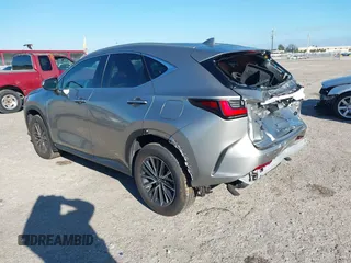 2025 Lexus NX with VIN 2T2GDCAZ0SC017810, listed as a IAAI auction lot 41672741 with 3,801 mi miles. Bid and sale history available at carsss.com. Image 3.