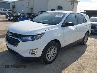 2019 Chevrolet Equinox LS with VIN 3GNAXHEV0KS541894, listed as a IAAI auction lot 41691873 with 81,128 mi miles and . Bid and sale history available at DreamBid. Image 2.