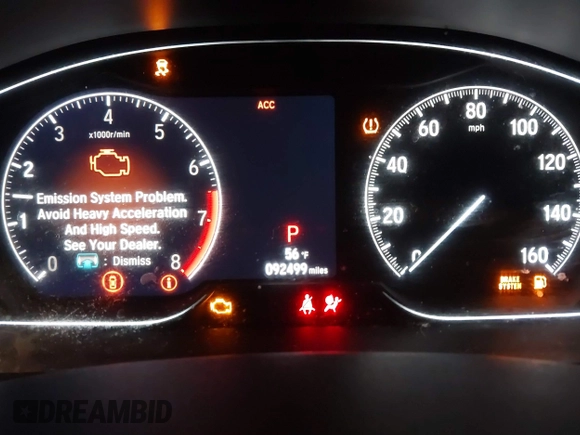 2018 Honda Accord EX with VIN 1HGCV1F47JA092395, listed as a IAAI auction lot 41630422 with 92,499 mi miles and . Bid and sale history available at DreamBid. Image 7.