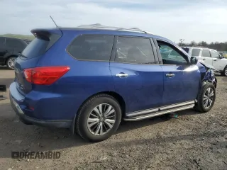 2017 Nissan Pathfinder SL with VIN 5N1DR2MM0HC618585, listed as a Copart auction lot 54053335 with 110,303 mi miles and Salvage Title. Bid and sale history available at DreamBid. Image 3.