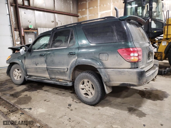 2001 Toyota Sequoia Limited with VIN 5TDBT48A01S021269, listed as a Copart auction lot 43357095 with 305,173 mi miles and Salvage Title. Bid and sale history available at carsss.com. Image 2.