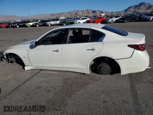 2020 Infiniti Q50 3.0t SPORT with VIN JN1EV7AP0LM203241, listed as a Copart auction lot 77873174 with 40,437 mi miles and Salvage Title. Bid and sale history available at carsss.com. Image 2.