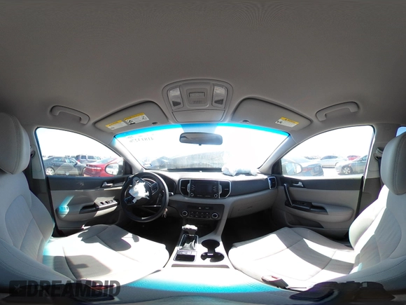 2017 Kia Sportage LX with VIN KNDPM3AC5H7139041, listed as a IAAI auction lot 41813276 with 56,154 mi miles. Bid and sale history available at carsss.com. Image 19.