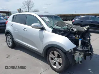 2012 Kia Sportage LX with VIN KNDPB3A23C7256915, listed as a IAAI auction lot 41891378 with 1 mi miles. Bid and sale history available at carsss.com. Image 1.