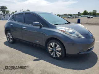 2013 Nissan LEAF SV with VIN 1N4AZ0CP0DC403733, listed as a Copart auction lot 63444585 with 56,896 mi miles and Clean title. Bid and sale history available at DreamBid. Image 4.