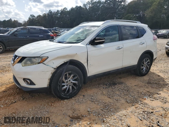 2015 Nissan Rogue SL with VIN 5N1AT2MT4FC822475, listed as a Copart auction lot 49063745 with 122,153 mi miles and Salvage Title. Bid and sale history available at carsss.com. Image 1.