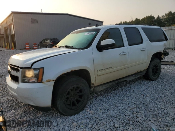 2007 Chevrolet Suburban LTZ with VIN 3GNFK16347G144417, listed as a Copart auction lot 71093544 with 279,255 mi miles and Clean Title. Bid and sale history available at carsss.com. Image 1.