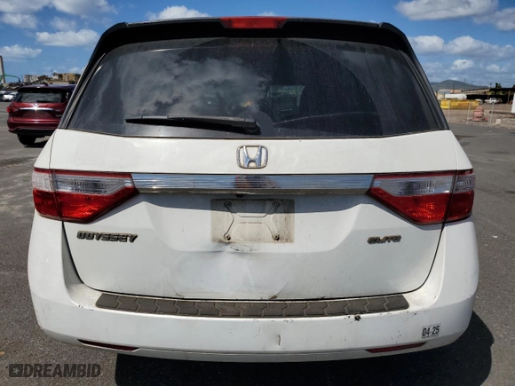 2012 Honda Odyssey EX-L with VIN 5FNRL5H69CB051748, listed as a Copart auction lot 46780975 with 170,289 mi miles and Salvage Title. Bid and sale history available at carsss.com. Image 6.