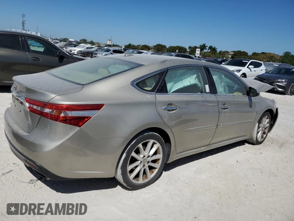 2015 Toyota Avalon Limited with VIN 4T1BK1EB2FU141748, listed as a Copart auction lot 47550945 with 63,385 mi miles and Salvage Title. Bid and sale history available at DreamBid. Image 3.