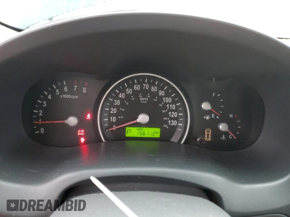 2006 Kia Sedona LX with VIN KNDMB233166078998, listed as a Copart auction lot 53814545 with 156,112 mi miles and Salvage Title. Bid and sale history available at carsss.com. Image 9.