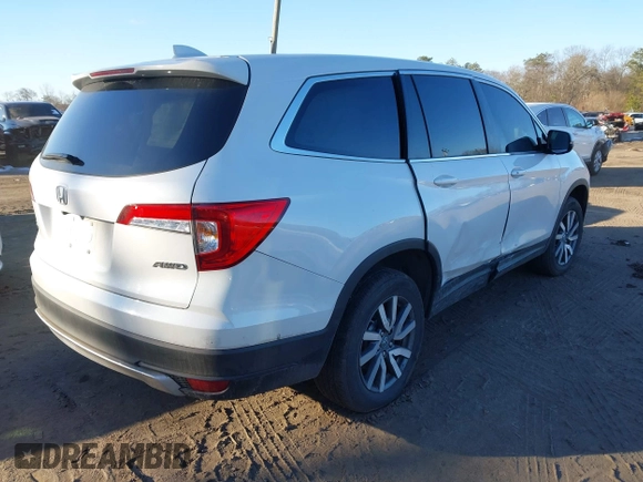 2022 Honda Pilot EX-L with VIN 5FNYF6H54NB084899, listed as a IAAI auction lot 41524725 with 35,827 mi miles and . Bid and sale history available at DreamBid. Image 4.