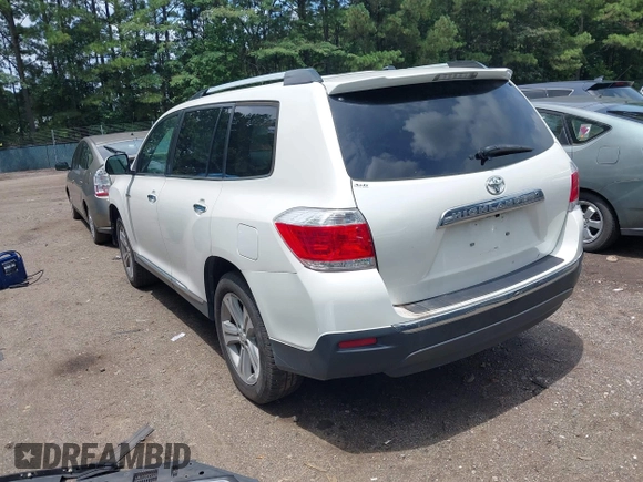 2012 Toyota Highlander Limited with VIN 5TDYK3EH3CS071045, listed as a IAAI auction lot 42755735 with 194,169 mi miles and . Bid and sale history available at DreamBid. Image 3.