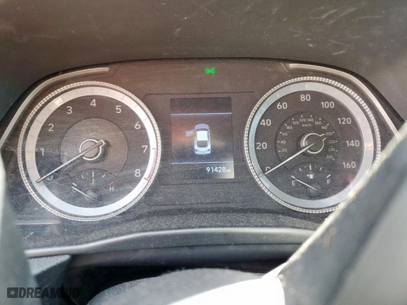 2022 Hyundai Sonata SE with VIN 5NPEG4JA2NH138276, listed as a Copart auction lot 50102435 with 91,428 mi miles and Salvage Title. Bid and sale history available at carsss.com. Image 9.