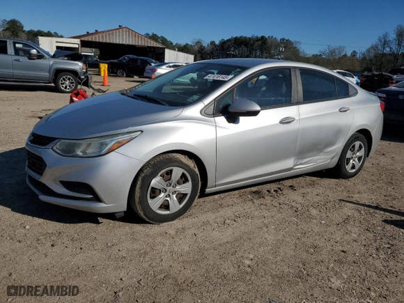 2018 Chevrolet Cruze LS with VIN 1G1BC5SM2J7138265, listed as a Copart auction lot 47418145 with 129,927 mi miles and Salvage Title. Bid and sale history available at carsss.com. Image 1.