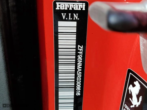 2024 Ferrari SF90 Spider with VIN ZFF96NMA5R0306616, listed as a Copart auction lot 82438994 with NaN miles and Salvage Title. Bid and sale history available at carsss.com. Image 12.