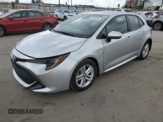 2019 Toyota Corolla Hatchback SE with VIN JTNK4RBE2K3013338, listed as a Copart auction lot 53526145 with 130,226 mi miles and Salvage Title. Bid and sale history available at carsss.com. Image 1.